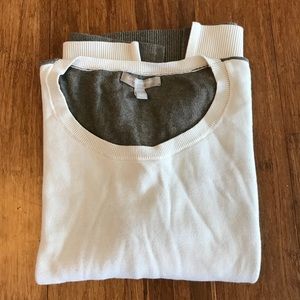 Banana Republic two tone sweater